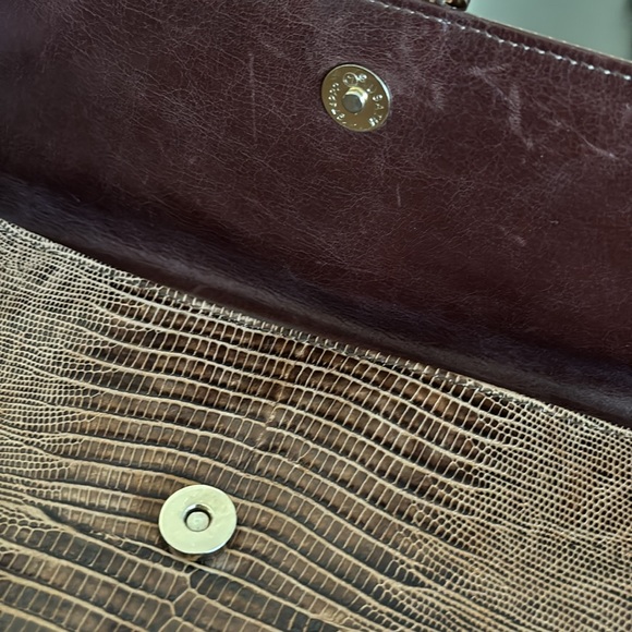 Charles David brown leather clutch purse - Picture 10 of 12